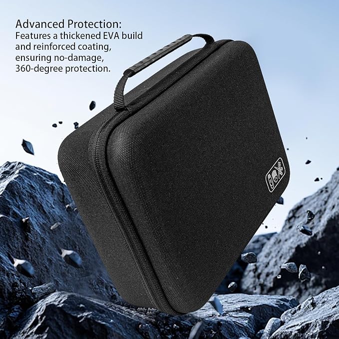 Hard Travel Case for Hair Clippers, Hair Cutting Barber Supplies Holder, Trimmer Organizer Storage Bag for Hatteker/Oneisal/Wahl 5Star/Andis Men Razor Guard Grooming Kits
