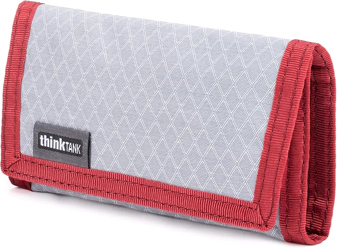 Think Tank Memory Card and Battery Wallet, Holds 2 CF or 4 SD Memory Cards (Chili Pepper Red)