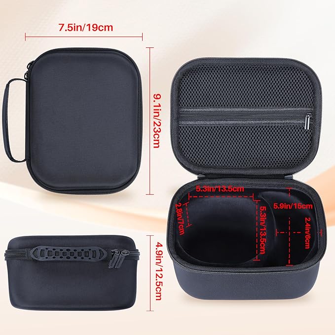 Lebakort Storage Case Compatible with Walkers Razor Slim/Howard Leight Honeywell Impact Sport/PROHEAR 066 030 Electronic Shooting Earmuffs Hearing Protection Muffs