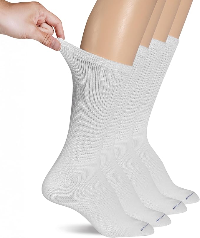 Dr. Scholl's Women's Diabetes & Circulator Socks - 4, 6, & 12 Pair Packs - Non-Binding Moisture Management
