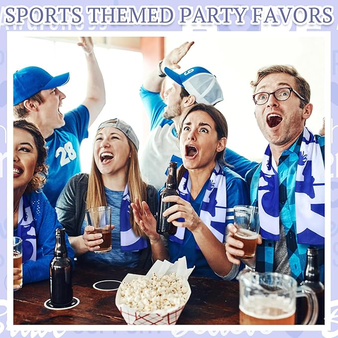 12 Pcs Cheerleader Cooling Towel Cheer Gifts Bulk for Team Cheer Sports Gifts with Bags 40" x 12" Breathable Chilly Microfiber Cooling Towel for Yoga Sport Gym Party Favor (Blue)
