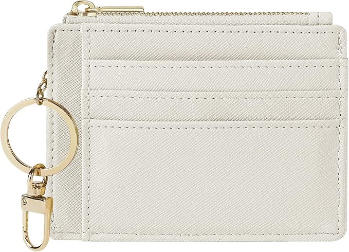 Sodsay Card Case Slim Front Pocket Wallet for Women Credit Card Holder with Keychain | Slim, Credit Card Holder, Front Pocket, with Keychain | Slim