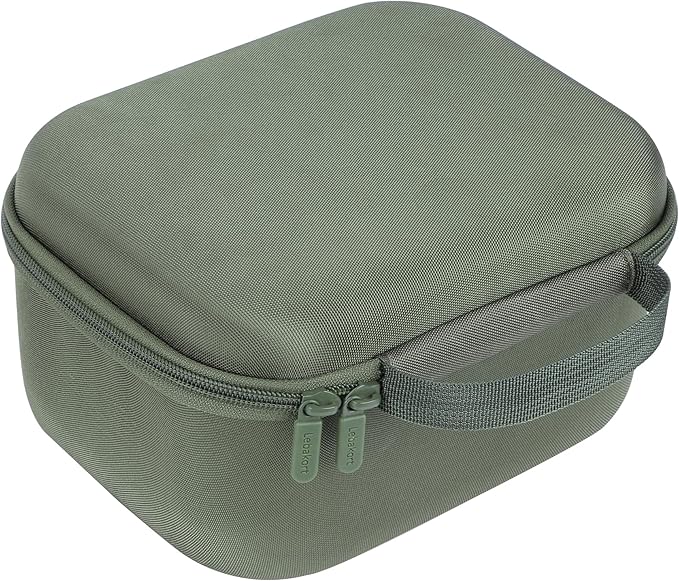 Lebakort Storage Case Compatible with Walkers Razor Slim/PROHEAR 066 030 Electronic Shooting Earmuff Hearing Protection Muff (Army Green Case, for Earmuff+ Glasses)