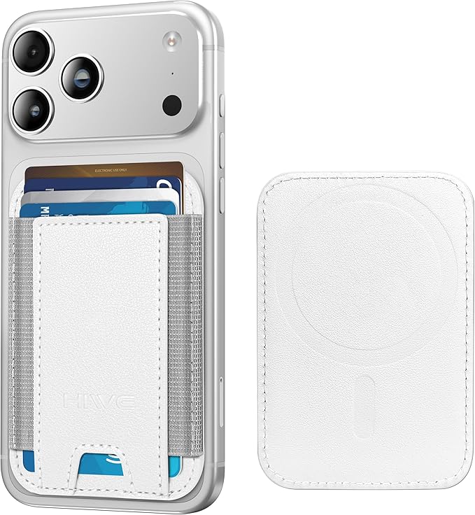 HiWe for MagSafe Wallet: 7-Card Holder, RFID Blocking, Strong Magnet for iPhone 12-17 Series, Slim, 1 Slot