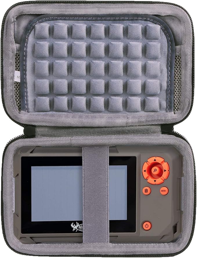 co2CREA Hard Case Replacement for Wildgame Innovations Trail Pad VU60 / Stealth Cam SD Card Reader Viewer 4.3" LCD Screen, Black Case