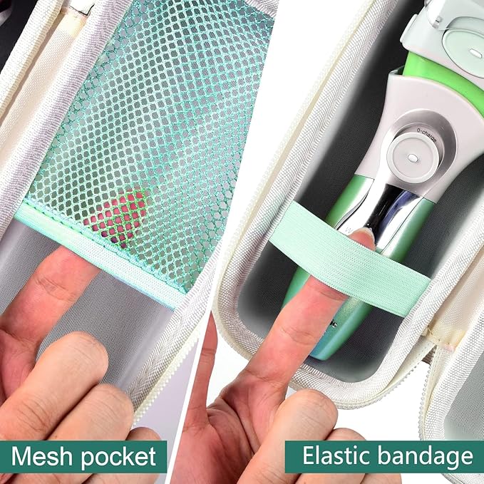 Case Compatible with Panasonic ES-AWL8AV/ES-AWL6AG/ES-WL60-G Electric Shaver for Women Cordless 3 Blade Razor Pop-Up Trimmer Close Curves. Ladies Shave Razors Holder Fits for Charger -Green (Box Only)
