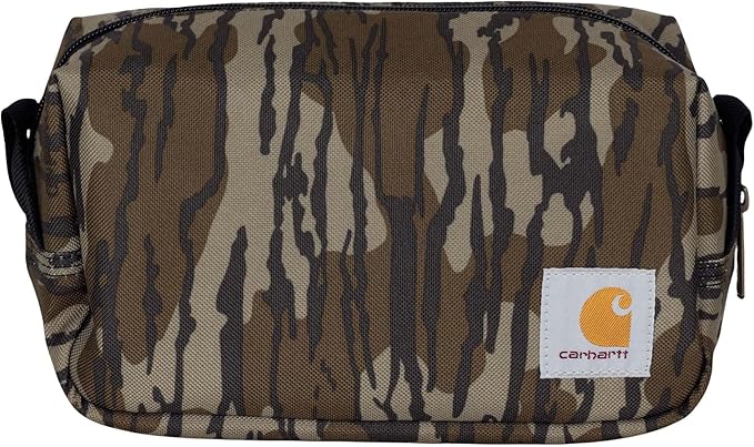 Carhartt Durable Travel Kit, Organize Essentials W/the Water Resistance Toiletry Bag, Mossy Oak Bottomlands