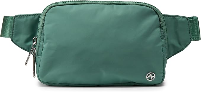 Pander Belt Bag Large 2L, Nylon Fanny Pack Purse for Women and Men with Adjustable Strap