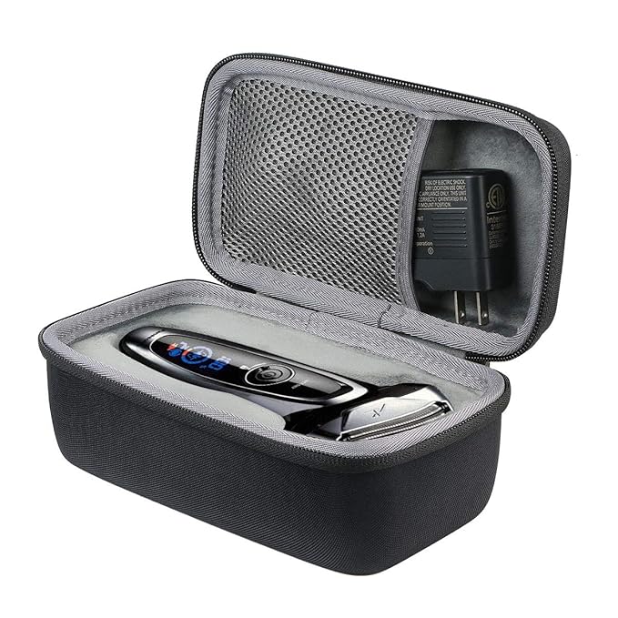 co2CREA Hard Travel Case Replacement for Panasonic Arc5 Electric Razor Men's Shave ES-LV65-S