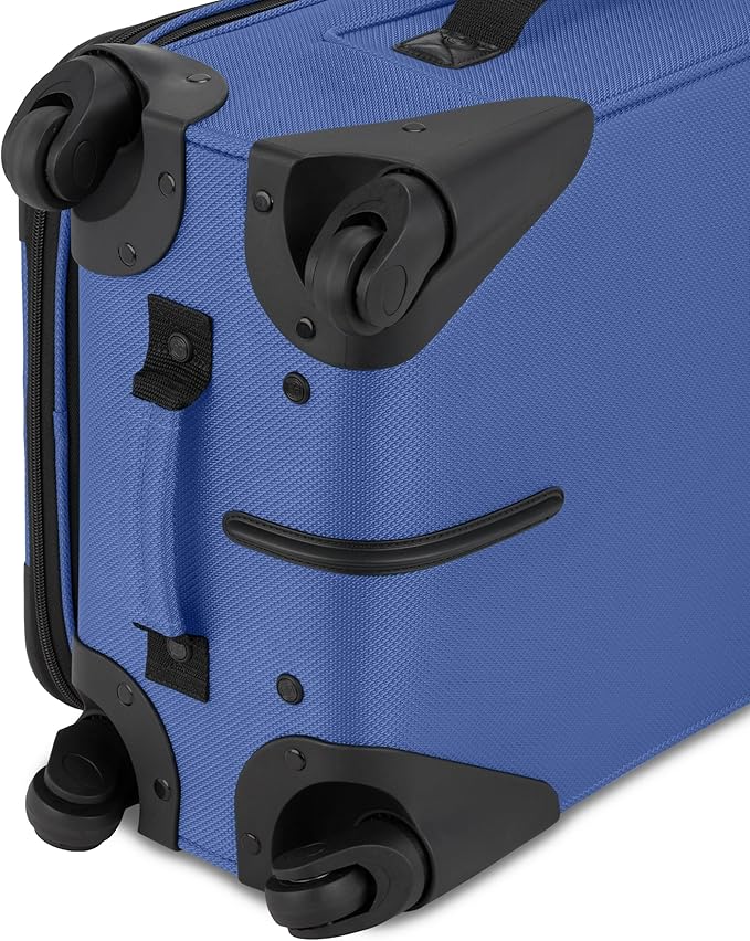 SWISSGEAR Sion Softside Expandable Spinner Luggage Durable Lightweight Travel Suitcase, Regatta, 2-Piece Set (Carry-On/Large)
