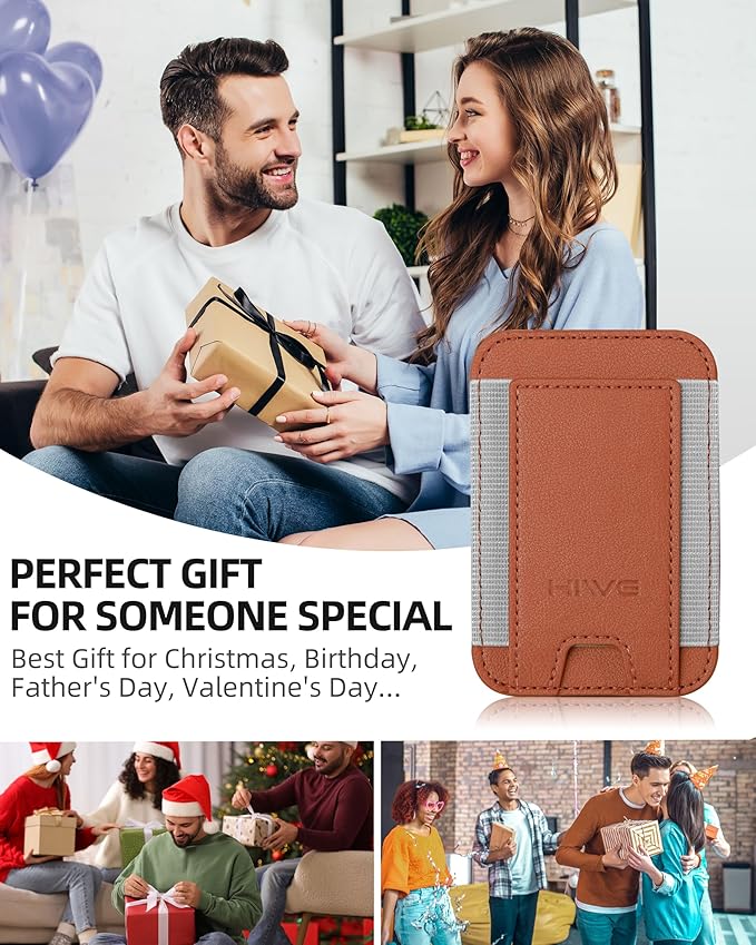 HiWe for MagSafe Wallet: 7-Card Holder, RFID Blocking, Strong Magnet for iPhone 12-17 Series, Slim, 1 Slot