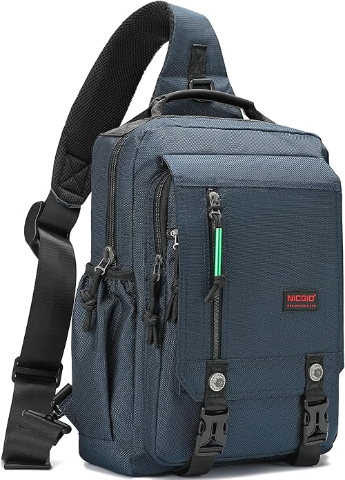 NICGID Sling Bags Chest Shoulder Backpacks, Laptop Backpack Crossbody Messenger Bag Travel Outdoor Men Women