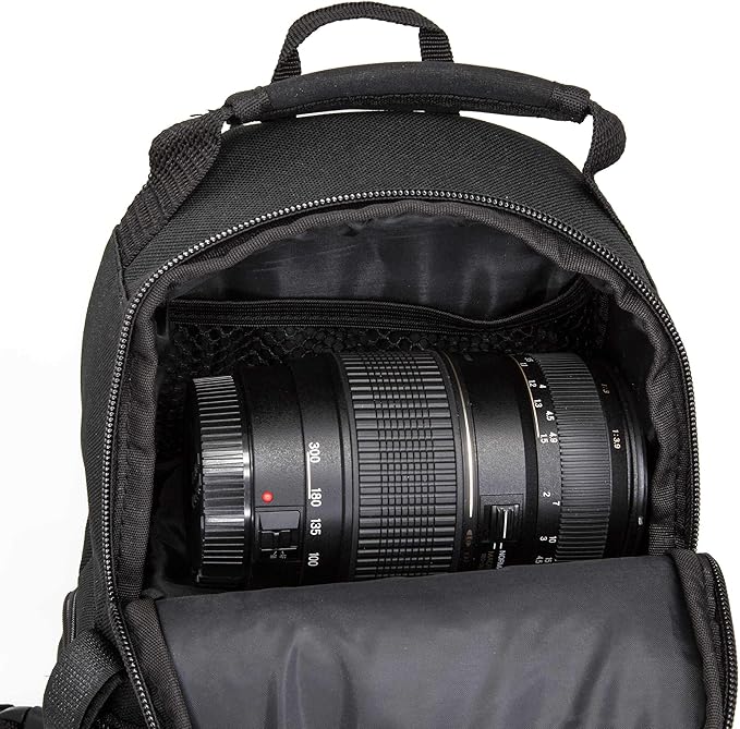 Ultimaxx Photo Camera Sling Backpack Bag for DSLR and Mirrorless Cameras (Canon, Nikon, Sony, Fujifilm, Olympus, Panasonic LUMIX, Pentax, Blackmagic Design, Leica, Kodak & More)
