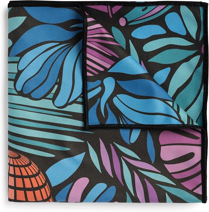 Travel Towel – Packable, Lightweight, Quick-Dry, Fade Resistant, Sand-Repellent – Soft Microfiber Towel for Travel, Backpacking, Beach, Pool, Outdoors – Double-Sided Print – 60” x 30”