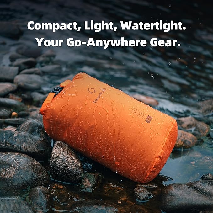 Thous Winds 6L Dry Bag, Lightweight Waterproof Bag, Roll Top Design for Camping, Travel, Paddle Board, Boating Essentials