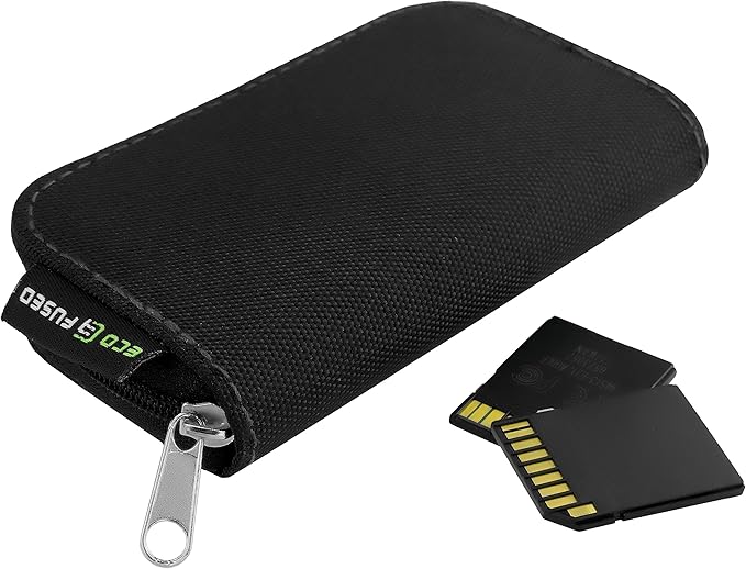 Eco-Fused Memory Card Case - Fits up to 22x SD, SDHC, Micro SD, Mini SD and 4X CF - Holder with 22 Slots