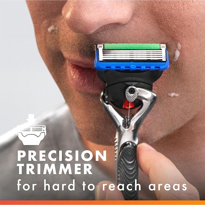 Gillette Fusion5 Men's 5-Blade Razor, 1 Razor Handle, 5 Blade Refills, with Travel Case
