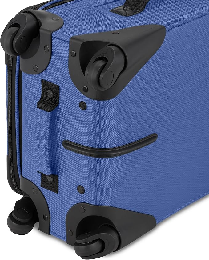 SWISSGEAR Sion Softside Expandable Spinner Luggage Durable Lightweight Travel Suitcase, Regatta, Carry-On