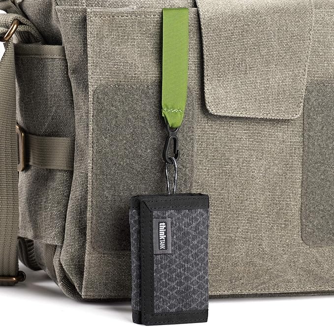 Think Tank Secure Pixel Pocket Rocket Mini Folding Wallet for 4 CFast or 4 CF Express Type B Memory Cards (Black Slate)