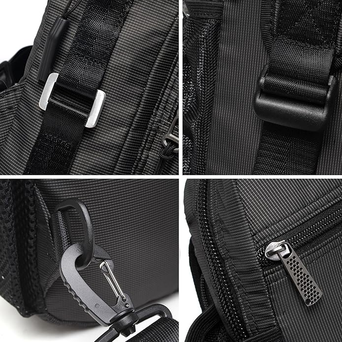 NICGID Sling Bag Chest Shoulder Backpack Crossbody Bags for Tablet Laptop Outdoor Hiking Men Women