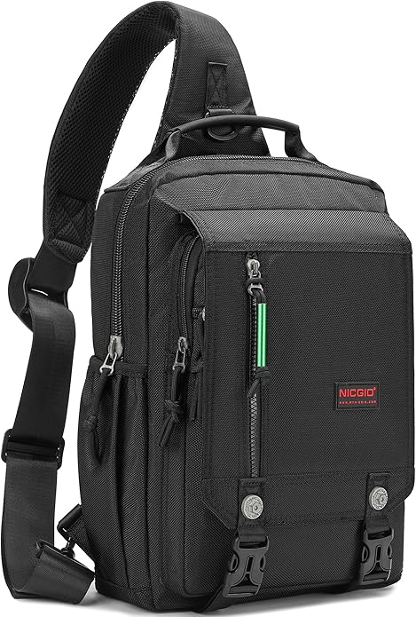 NICGID Sling Bags Chest Shoulder Backpacks, Laptop Backpack Crossbody Messenger Bag Travel Outdoor Men Women