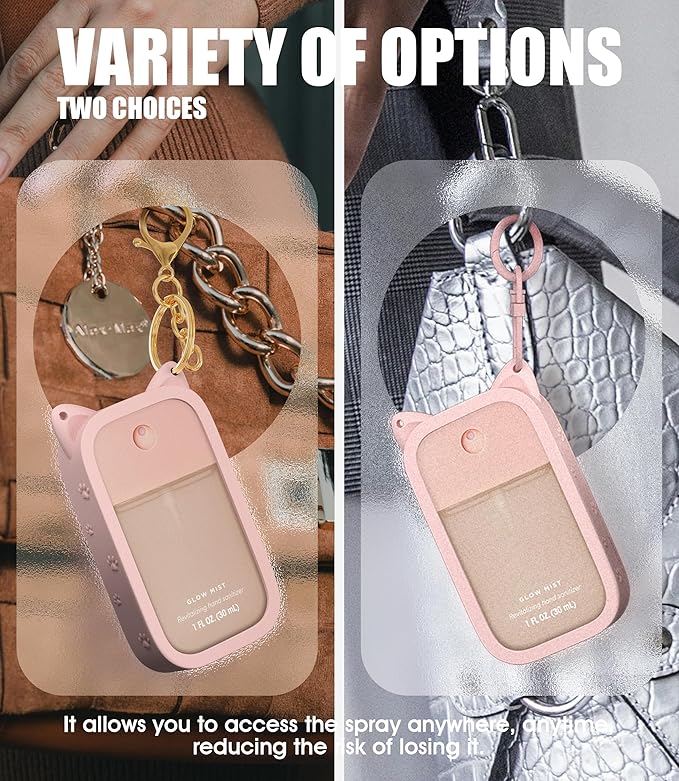 Sonnorel Silicone Case Compatible with Touchland Hand Sanitizer Spray (Fit for 1 FL OZ/30 mL Ver)