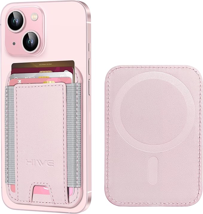 HiWe for MagSafe Wallet: 7-Card Holder, RFID Blocking, Strong Magnet for iPhone 12-17 Series, Slim, 1 Slot