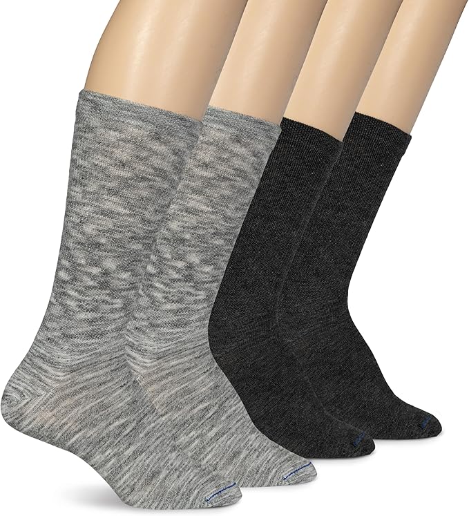 Dr. Scholl's Women's Diabetes & Circulator Socks - 4, 6, & 12 Pair Packs - Non-Binding Moisture Management
