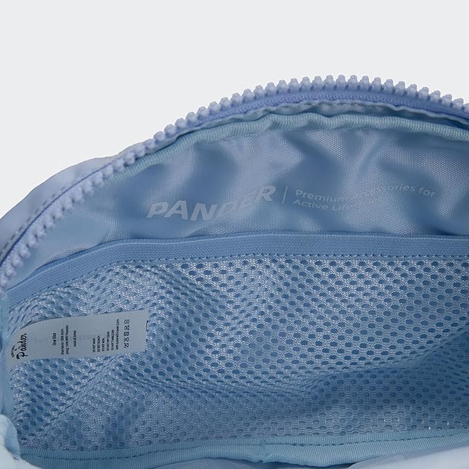 Pander Belt Bag Large 2L, Nylon Fanny Pack Purse for Women and Men with Adjustable Strap