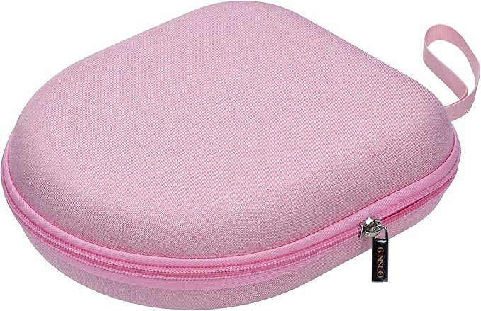 Ginsco Universal Headphone Case Compatible with JBL Tune 510BT 720BT, Sony WH-CH 720N/WH-CH520, with Sony/JBL/Soundcore Q20i Q30/BERIBES/TOZO/KVIDIO etc Wireless Headphones Pink