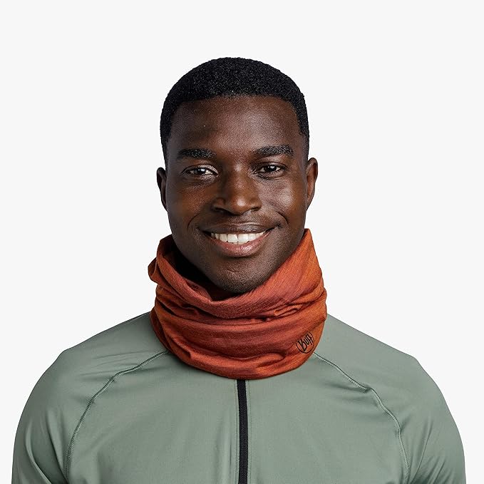 Buff Lightweight Merino Wool Neck Gaiter, 100% Ethically Sourced Wool,Versatile, Temperature Regulating Face Mask
