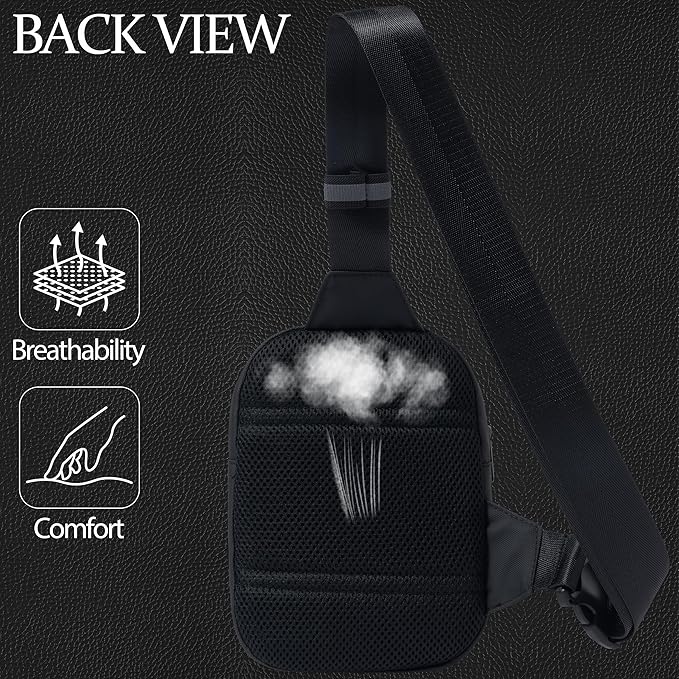 MAXTOP Small Sling Bag for Women Crossbody Chest Bags Water Resistant Fanny Pack Purse for Travel Sports Running Work