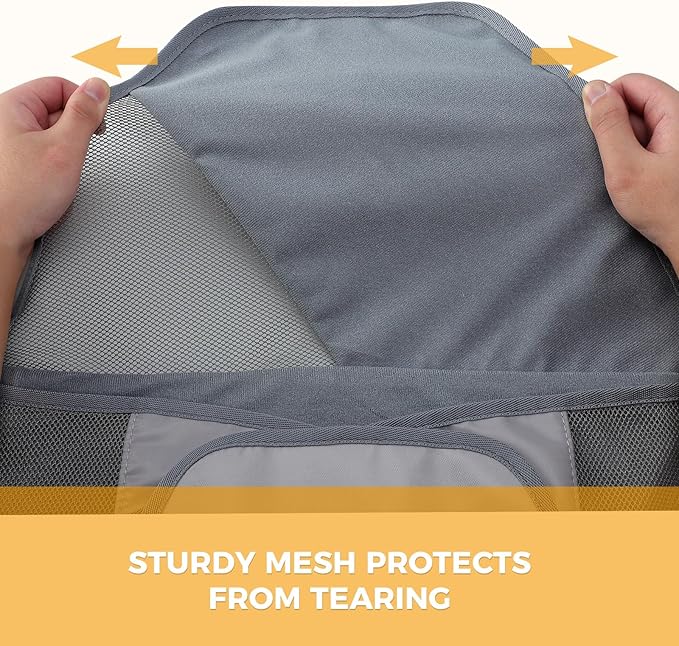 Ponhog Garment Folder - Original Garment Packing Folder Premium Travel Garment Bag Foldable Clothes Shirt Bags Luggage Accessory with Wrinkle-Free Folding Board and Compression Wings Grey
