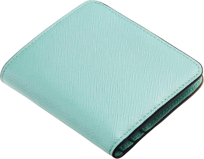 Toughergun Women’s Small Slim Leather Wallet with RFID Protection, Compact Bifold Mini Purse with Clear ID Window