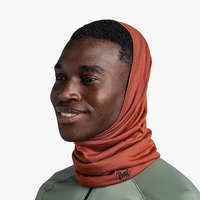 Buff Lightweight Merino Wool Neck Gaiter, 100% Ethically Sourced Wool,Versatile, Temperature Regulating Face Mask