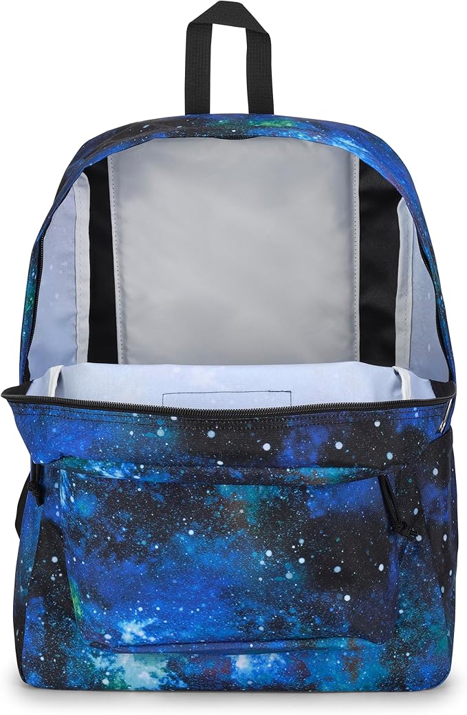 JanSport SuperBreak One Backpacks - Durable, Lightweight Bag with 1 Main Compartment, Front Utility Pocket with Built-in Organizer - Premium Backpack, Galaxy