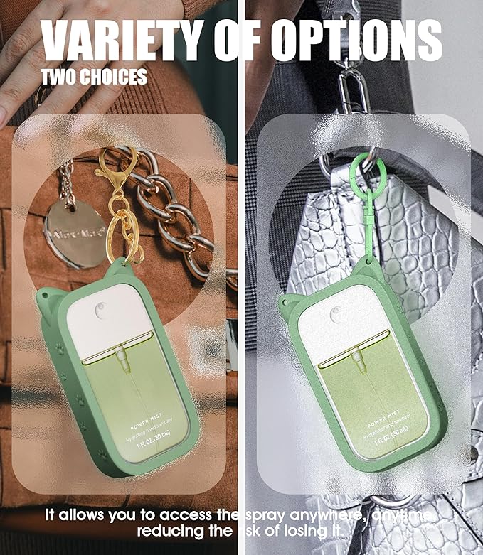 Sonnorel Silicone Case Compatible with Touchland Hand Sanitizer Spray (Fit for 1 FL OZ/30 mL Ver)