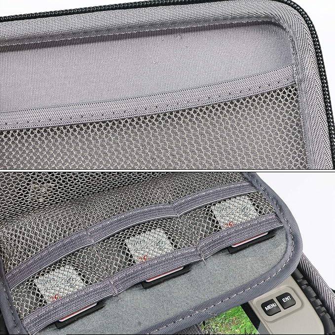 co2CREA Hard Case Replacement for Wildgame Innovations Trail Pad VU60 / Stealth Cam SD Card Reader Viewer 4.3" LCD Screen, Black Case