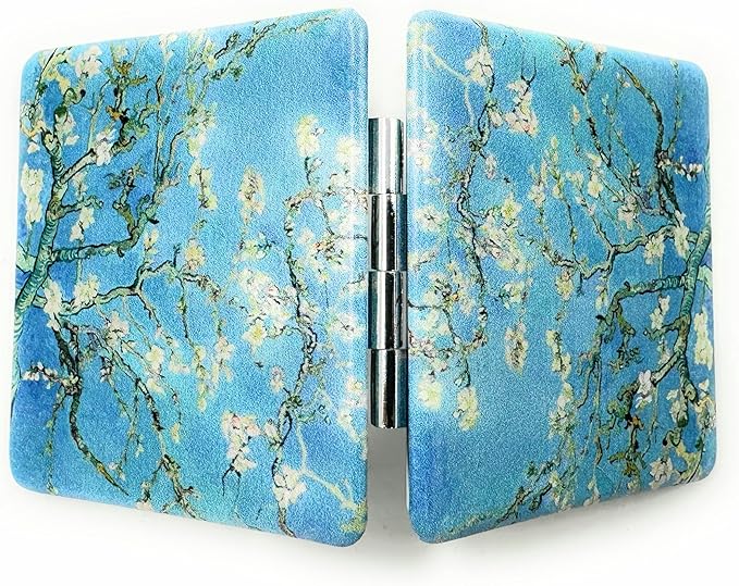 Compact Mirror Purse Mirror Small Makeup Mirror Travel Mirror Mini Pocket Mirror Lipstick Mirror Almond Blossom Van Gogh Art Artistic Gifts for Mum