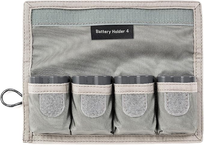 Think Tank Camera Photo Battery Holder 4 V2,Holds 4 DSLR/Mirrorless Batteries