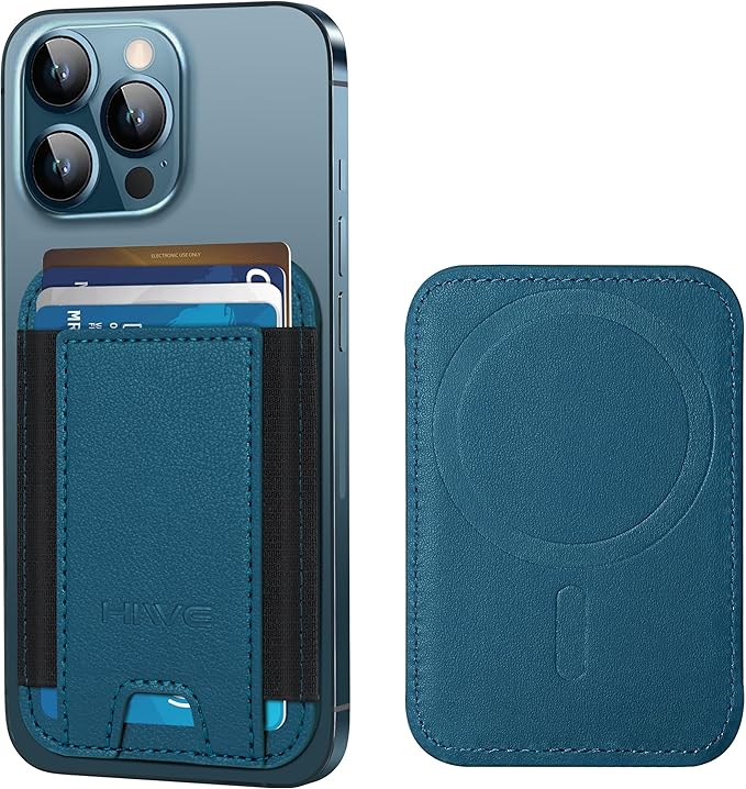 HiWe for MagSafe Wallet: 7-Card Holder, RFID Blocking, Strong Magnet for iPhone 12-17 Series, Slim, 1 Slot