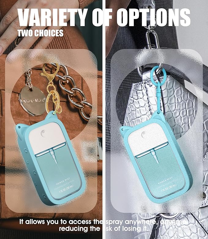 Sonnorel Silicone Case Compatible with Touchland Hand Sanitizer Spray (Fit for 1 FL OZ/30 mL Ver)