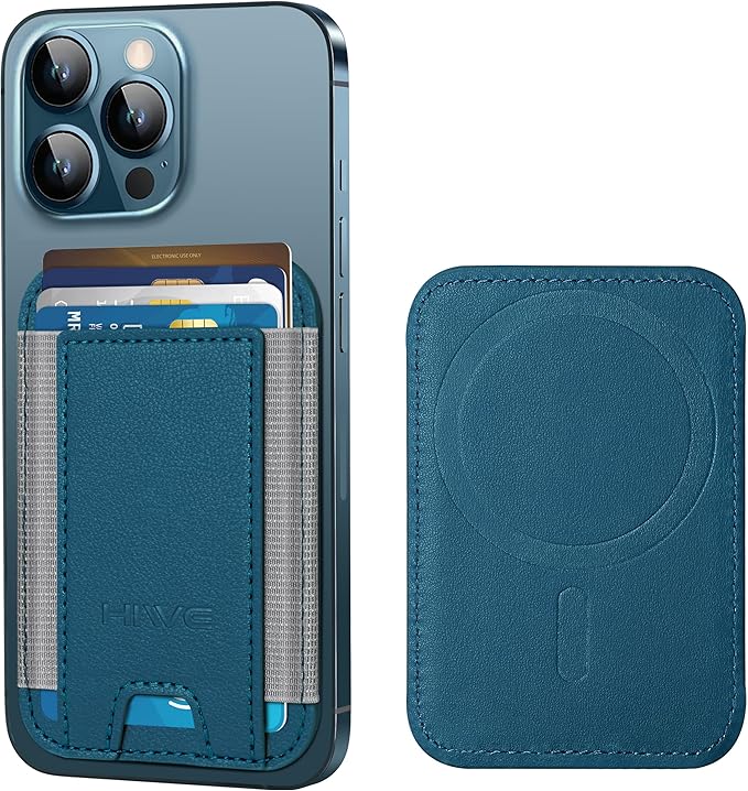 HiWe for MagSafe Wallet: 7-Card Holder, RFID Blocking, Strong Magnet for iPhone 12-17 Series, Slim, 1 Slot