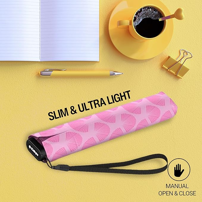 Knirps US.050 Ultra Light Pocket Size Manual Rain Umbrella with Carrying Case
