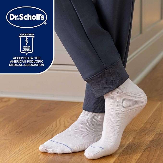 Dr. Scholl's Women's Diabetes & Circulator Socks - 4, 6, & 12 Pair Packs - Non-Binding Moisture Management