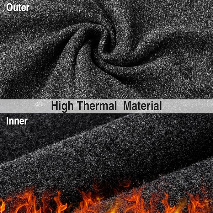 LUOLIIL VOE 2 Pack Winter Neck Gaiter Warmer for Men&Women,Windproof Face Cover Fleece Face Mask Scarf for Cold Weather Sport