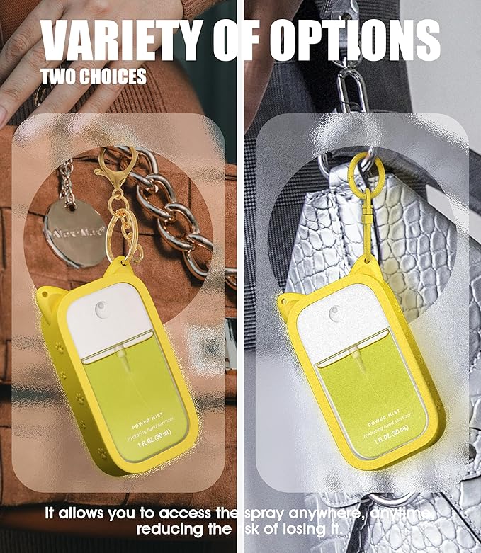 Sonnorel Silicone Case Compatible with Touchland Hand Sanitizer Spray (Fit for 1 FL OZ/30 mL Ver)
