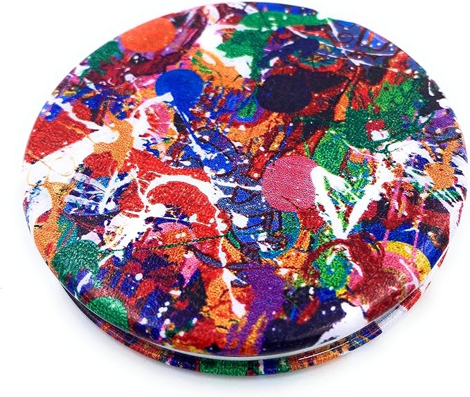 Handheld Mirror Compact Bulk Compact Mirrors for Purses Foldable Set for Lipsticks Pocket Size Hand Mirror Folding Art Gift for Mom