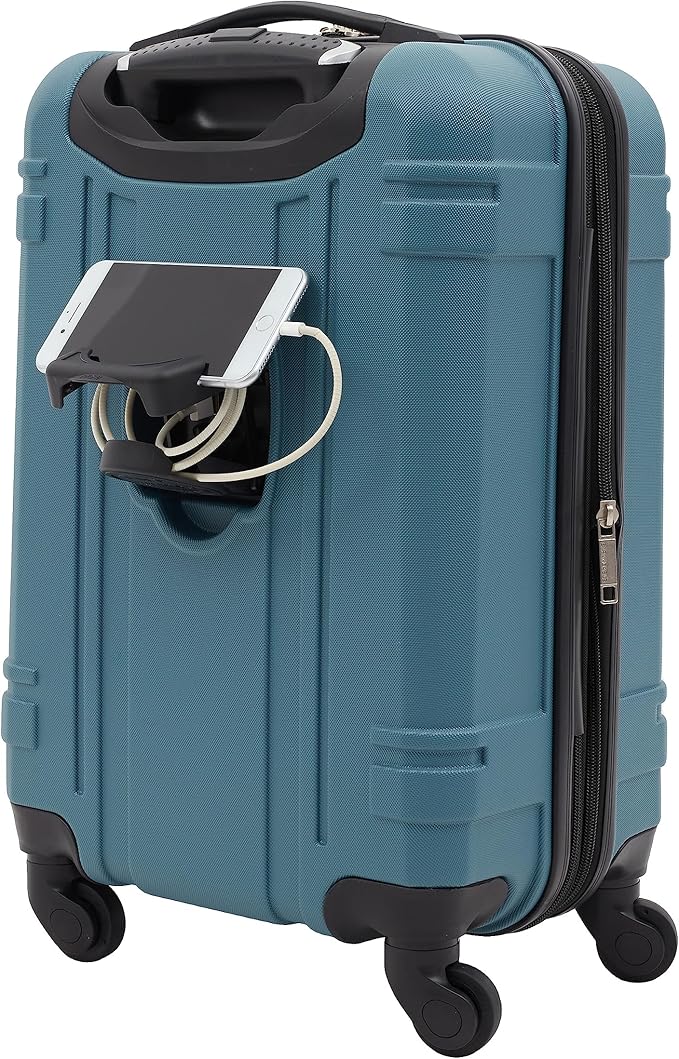 Wrangler Astral Hardside Luggage, Hydro, 20-Inch Carry-On