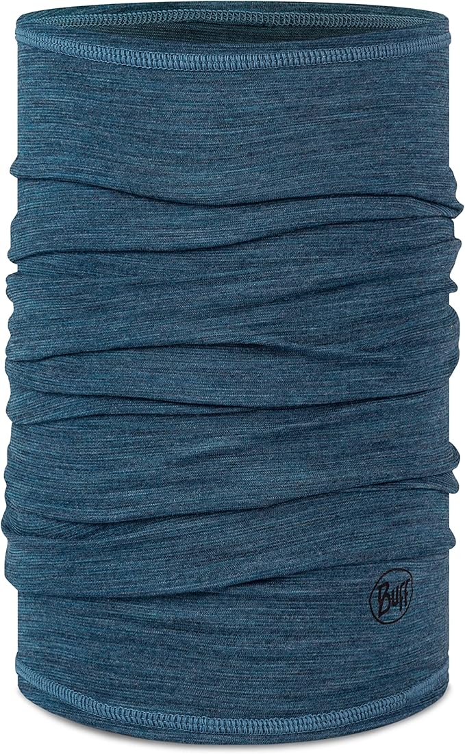 Buff Lightweight Merino Wool Neck Gaiter, 100% Ethically Sourced Wool,Versatile, Temperature Regulating Face Mask